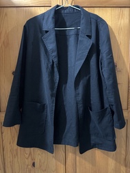 Wanko麻質西裝外套