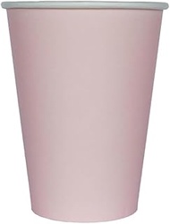 Jollity & Co Shade Paper Cups - 12-oz Party Cups in Petal Soft Pink - Pack of 8 Disposable Paper Cup