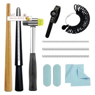 Ring Mandrel Ring Sizer Tool Ring Measurer with Quarter Sizes Finger Size Measuring Ring Shaper to F