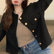 Casual Coat Plain Padded Coat for Women LNA71497