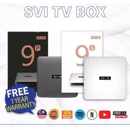 Svi Cloud 9P TV/BOX(4+64GB)8K || 9S(2+16GB)8K 小云电视盒 ) || Android 12 (100% ORIGINAL & NEW 2024) 1 Yea