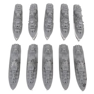 [szluzhen3gv] Set of 10 Navy  Warship Boat Model Toy Adults Play Set for Kids, Boys And Girls Collec