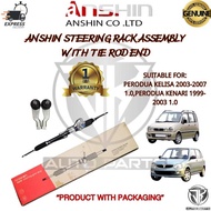 #ANSHIN# JAPAN STEERING RACK ASSEMBLY WITH TIE ROD END PERODUA KELISA 1.0,KENARI 1.0 (ASG-44250-87Z0