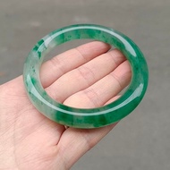 Ii Natural Color Unique Dragon Jade African Jade Jade Bracelet Ice Floating Flower Beauty Bracelet J