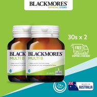 [Bundle of 2] Blackmores Multi B 30s - Ideal for People Who Feel Run-Down (Min 6 Months Expiry)