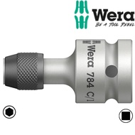 [HCM]Đầu chuyển 784 C/1 vuông 1/2"ra lục giác 1/4" với tháo lắp nhanh Wera 05042760001