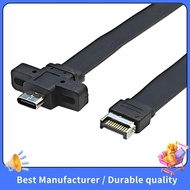 【NEW】Connectors USB 3.2 Front Panel Extension Cable,GEN2x2 Baffle Cable TYPE-E to Chassis Type-C Fro