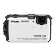 【Excellent】 Nikon Digital Camera COOLPIX AW100 Natural White AW100WH
