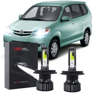 สําหรับ Toyota Avanza (F600 2005 ถึง 2012 - 2 ชิ ้ น/Set LED สีขาว 6000K หลอดไฟไฟหน ้ าด ้ านหน ้ าช