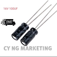 1PC electrolytic capacitor 16V100UF 16V 100UF size 5*11 85°c