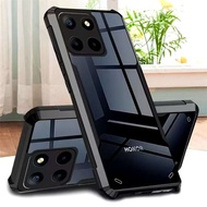 Honor X8c/Honor X5b/Honor X5b Plusตรงรุ่น(ส่งในไทย)เคสกันกระแทกขอบสีหลังใสHONOR X8c/HONOR X5B/HONOR 