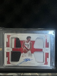 Nba Panini National Treasures Shaedon Sharpe rpa /99 四窗 卡簽