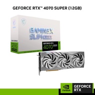 NVIDIA® Graphic Card MSI RTX™ 4070 SUPER 12G GAMING X SLIM WHITE (12GB)