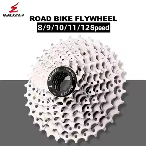 Wuzei Road bike cassette flywheel freewheel Sprocket for shimano 8s 9s 10s 11s 12s speed 11T- 23t 25