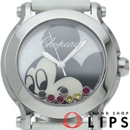 Chopard Happy Sport Happy Mickey Watch 36mm Diamond 278475-3032 Box Stainless Steel/Leather Men's Wa