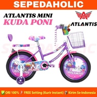 Sepeda Anak Perempuan Atlantis Kuda Poni Little Pony / Bnb Rainbow