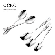 [CCKO] 316 Stainless Steel Table Spoon Pointed Table Spoon/Square Table Spoon Pointed Table Spoon Sq