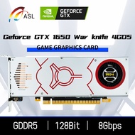 GTX 1650 War Knife GTX 1650 War Knife ASL Geforce GTX 1650 Graphics Cards GTX1650 4GB GDDR5 Computer PC 128 Bit PCI-E X16 3.0 Gaming Video Graphics Card Full New