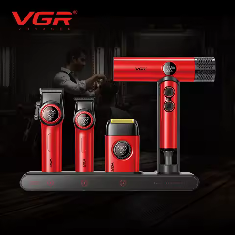 VGR Hair Trimmer Barber Clippers Electric Shaver Hair Dryers Air Blower Clipper Professional Haircut