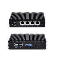 Qotom-Q190G4N-S07 Router PC Quad Core Intel J1900 Firewall Mini Computer (8G RAM + 32G SSD)