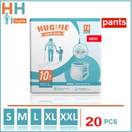 HUGHIE 20pcs/10pcs Adult Diaper Pants /Adult Diaper Tape Lightweight Leak-Proof Caress Adult Diaper 