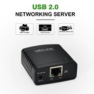 Print Server ( ปริ้นเซิร์ฟเวอร์ ) Wavlink USB 2.0 LRP Print Server Share a LAN Ethernet Networking P