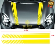 Stiker Mobil Variasi Cutting Aksesoris Hiasan Aksesoris Kap Mesin Depan Keren Simpel Ayla Sigra Caly