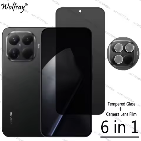 Privacy Screen Protector For Xiaomi 15T Pro Anti-Spy Tempered Glass For Xiaomi 15T Pro Camera Glass