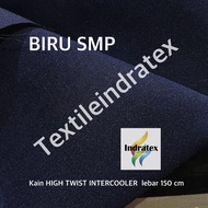 ( per setengah meter  ) kain twill drill polyester high twist INTERCOOLER lebar 150 cm eceran bahan 