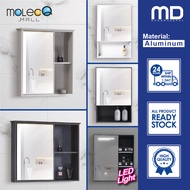 ❖Modern Depot Bathroom Mirror Cabinet Premium Aluminum Mirror Box Bathroom Cabinet LED Lighting selected☞