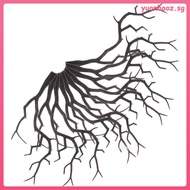 10Pcs Decorative Plastic Antler Branches Artificial Coffee Color Fake Tree Twigs for Home  yuanhaoz
