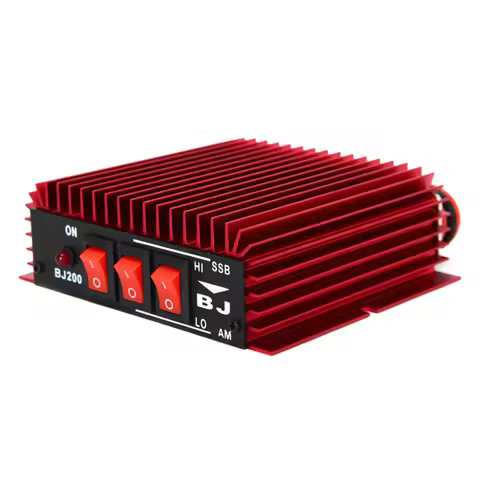 BJ-200 Mini High Power Full Mode Amplifier CB Amplifier 3-30MHz Switching Power Supply SSB Unilatera