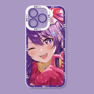 Oshi no Ko anime Ai Hoshino 8plus/x/xs/11/12/pro/max/plus/promax square edge iphone case