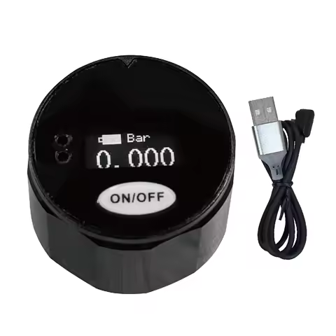 1/8BSP thread 28mm dial rechargeable digital pressure gauge FX Manometer 350bar/4500psi/35MPa high-p