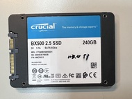 Micron 美光 Crucial BX500 240G SSD SATA 2.5吋 固態硬碟