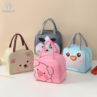 GOGOUP Cartoon Lunch Bag, Portable Thermal Bag Insulated Lunch Box Bags, Convenience Lunch Box Accessories Thermal  Cloth Tote Food Small Cooler Bag