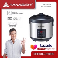 Hanabishi Low Sugar Rice Cooker HDESUGAR-18MFRC | 1.8L Jar Type Rice Cooker Removes up to 35% unheal