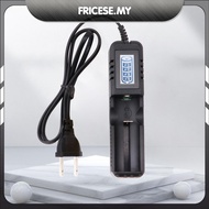 [Fricese.my] Single Slot 18650 Battery Charger LCD for 26650 18650 16340 14500 10440 Battery
