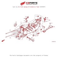 Left Engine Block (E-19-20-B) HONDA Pcx (01/2018+) Parts Catalogue