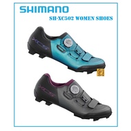 GENUINE - SHIMANO SH-XC502 WOMEN XC502 XC5 MTB Cycling Shoes SEA GREEN GRAY 100% Original Shimano Shoes