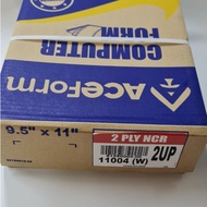 ACE Form Computer Form 9.5"x11  2ply-2up NCR 500 Fans