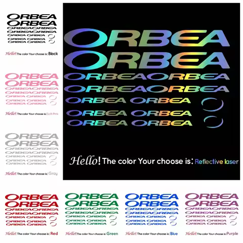 Orbea_ Lovely Reflective Stickers for Road Bike Mountain Cycling Sticker MTB Bicycle Wheels Decal Pr