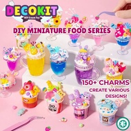 DECOKIT DIY Miniature Food Kit Dessert Series Clay Decoden Toploader Japanese Craft Icecream Arts Cr