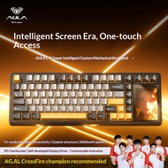 AULA | AULA L99 Mechanical Keyboard Tri Mode Wireless Bluetooth Wired Customizable Touchscreen Gaske