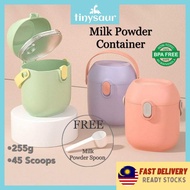 [Msia Ready Stock] Tinysaur Milk Powder Container Storage Box Travel Baby Food Tank Bayi Bekas Susu 