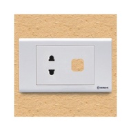 [SINO] 1 SOCKET + 1 HOLE - S18 Extension Plug Socket