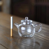 Mini Glass Tea Pot 100ml High Borosilicate Glass Small Capacity Floral Tea Brewing Special Small Bub