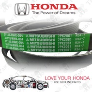 Original Honda Fan Belt 31110-RWK-004 for Honda CRV SWA Stream SMA RN6 RSZ RN8 - 7PK2061 ( 7PK2060 /
