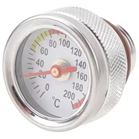 Temperature Gauge for Motorcycles Engine M20 X 1.5 Engine Oil Temperature Gauge 0 to 200℃ Engine Tem