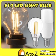 Lampu Led Bulb E14 Lampu Led Siling Mentol Holder E14 LED Light Bulb Downlight 2W 4W 5W Filament / S